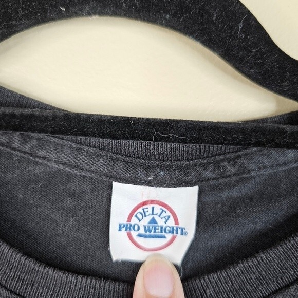 Delta Rock & Roll skeleton with lightening vintage tee shirt size small - Picture 3 of 5